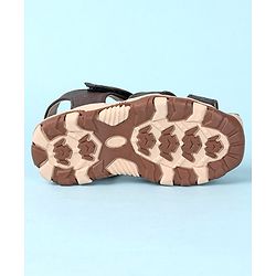 Cute Walk by Babyhug Velcro Closure Sandals   - Brown