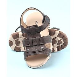 Cute Walk by Babyhug Sandals - Brown