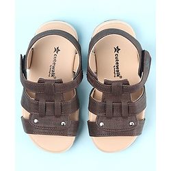 Cute Walk by Babyhug Sandals - Brown