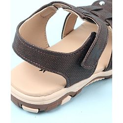 Cute Walk by Babyhug Sandals - Brown