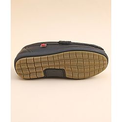 Cute Walk by Babyhug Slip On Solid Formal & Partywear Shoes with Applique - Camel Brown