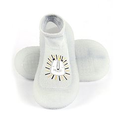 Cute Walk by Babyhug Slip On Sock Shoes Teddy Design- Blue