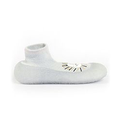 Cute Walk by Babyhug Slip On Sock Shoes Teddy Design- Blue