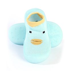 Cute Walk by Babyhug Sock Shoes Animal Design- Blue