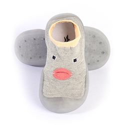 Cute Walk by Babyhug Socks Shoes Animal Design - Grey
