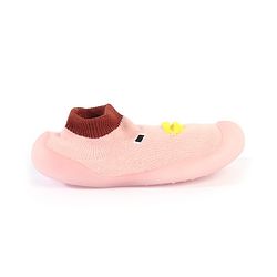 Cute Walk by Babyhug Sock Shoes Animal Design- Pink