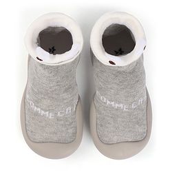 Cute Walk by Babyhug Sock Shoes - Grey