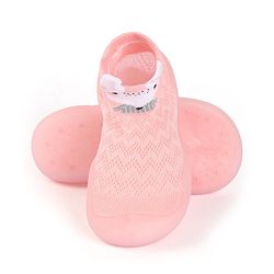 Cute Walk by Babyhug Mouse Design Socks Shoe - Pink