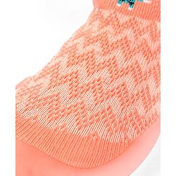 Cute Walk by Babyhug Animal Design Socks Shoe - Fuchsia