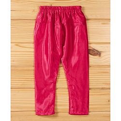 Babyhug Sleeveless Kurti & Churidar Set With Dupatta - Pink