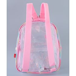 Babyhug Fashion Backpack Butterfly Applique Free Size - Pink