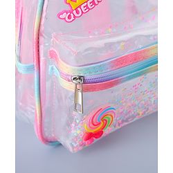 Babyhug Fashion Backpack Butterfly Applique Free Size - Pink