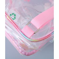 Babyhug Fashion Backpack Butterfly Applique Free Size - Pink