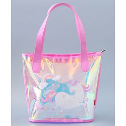 Babyhug Sling Bag with Unicorn Design - Pink