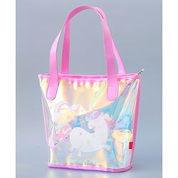 Babyhug Sling Bag with Unicorn Design - Pink