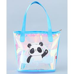 Babyhug Sling Bag with Panda Design - Blue