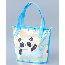Babyhug Sling Bag with Panda Design - Blue