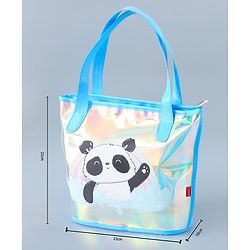 Babyhug Sling Bag with Panda Design - Blue