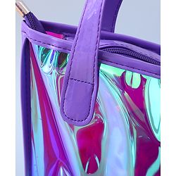 Babyhug Sling Bag with Unicorn Design - Dark Purple