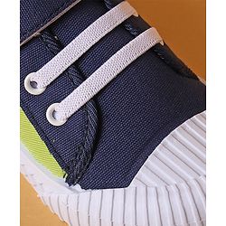 Cute Walk by Babyhug Casual Shoes with Velcro Closure and Star Design- Blue