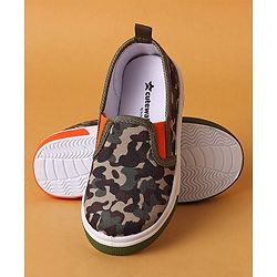 Cute Walk by Babyhug Slip On Casual Shoes Camo Print - Green