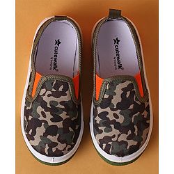 Cute Walk by Babyhug Slip On Casual Shoes Camo Print - Green
