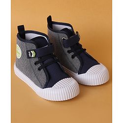 Cute Walk by Babyhug Velcro Closure Casual Shoes - Navy Blue