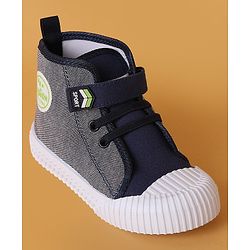 Cute Walk by Babyhug Velcro Closure Casual Shoes - Navy Blue