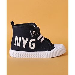 Cute Walk by Babyhug Casual Shoes with Velcro Closure-  Navy Blue