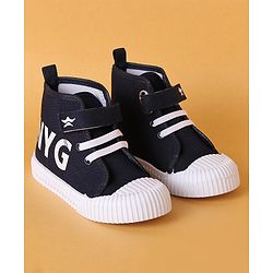 Cute Walk by Babyhug Casual Shoes with Velcro Closure-  Navy Blue
