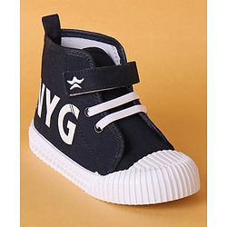 Cute Walk by Babyhug Casual Shoes with Velcro Closure-  Navy Blue