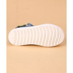 Cute Walk by Babyhug Casual Shoes With Velcro Closure Dino Patch - Blue