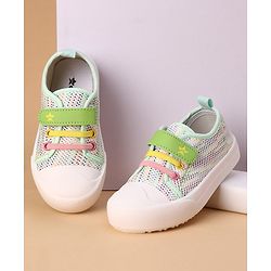 Cute Walk by Babyhug Casual Shoes Velcro Closure - Green - EU 26 Green