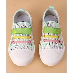 Cute Walk by Babyhug Casual Shoes Velcro Closure - Green - EU 26 Green