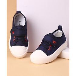 Cute Walk by Babyhug Velcro Closure Casual Shoes - Navy Blue