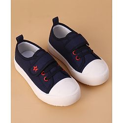 Cute Walk by Babyhug Velcro Closure Casual Shoes - Navy Blue