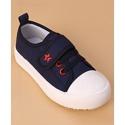Cute Walk by Babyhug Velcro Closure Casual Shoes - Navy Blue