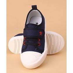 Cute Walk by Babyhug Velcro Closure Casual Shoes - Navy Blue