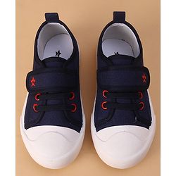 Cute Walk by Babyhug Velcro Closure Casual Shoes - Navy Blue