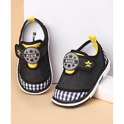 Cute Walk by Babyhug Musical Casual Shoes with Velcro Closure- Navy Blue
