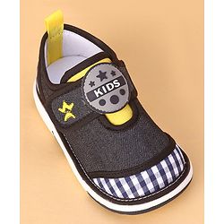 Cute Walk by Babyhug Musical Casual Shoes with Velcro Closure- Navy Blue