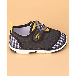 Cute Walk by Babyhug Musical Casual Shoes with Velcro Closure- Navy Blue