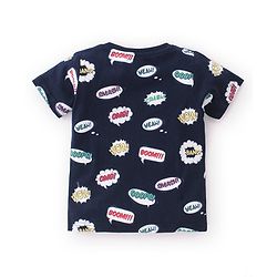 Babyhug Cotton Half Sleeves Striped T-Shirts With Super Hero Graphics Pack of 3 - Multicolor