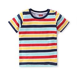 Babyhug Cotton Half Sleeves Striped T-Shirts With Super Hero Graphics Pack of 3 - Multicolor