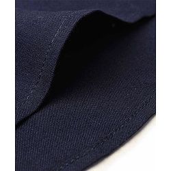 Babyhug Rayon Full Sleeves Pathani Kurta & Pyjama Set Solid Color - Navy Blue