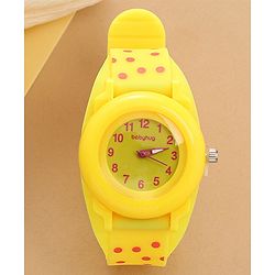 Babyhug Free Size Analog Watch - Yellow