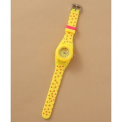 Babyhug Free Size Analog Watch - Yellow