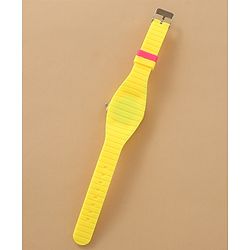 Babyhug Free Size Analog Watch - Yellow