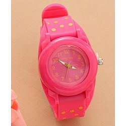 Babyhug Free Size Analog Watch - Yellow