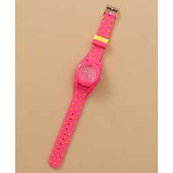 Babyhug Free Size Analog Watch - Yellow